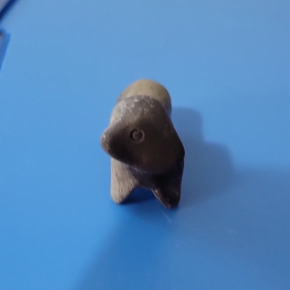 Soapstone Dachsund Crysral Dog - Picture 5 of 10